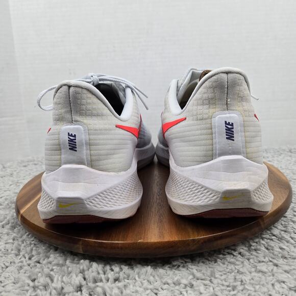 Nike Mens Air Zoom Pegasus 39 Grey Bright Crimson Gym Running Shoe 14 DH4071-007 - Picture 2 of 13